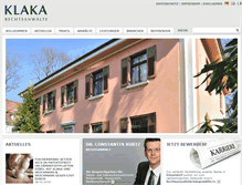 Tablet Screenshot of klaka.com